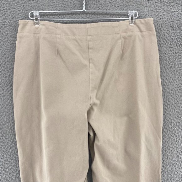 Chicos Pants Womens 2 US 12 Beige Fabulously Slimming Twill Stretch Skinny Leg - Picture 4 of 12